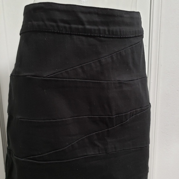 Lane Bryant Black Denim Skirt - Picture 4 of 5